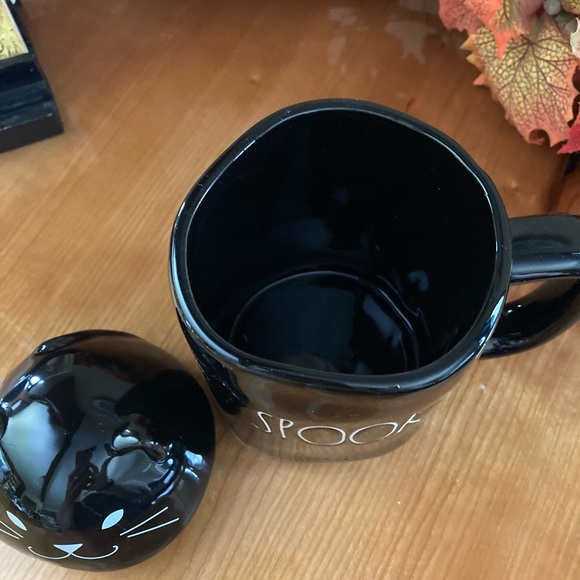 Rae Dunn Black Spooky Halloween Topper Mug - Picture 5 of 13